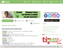 Tablet Screenshot of danstonchat.com